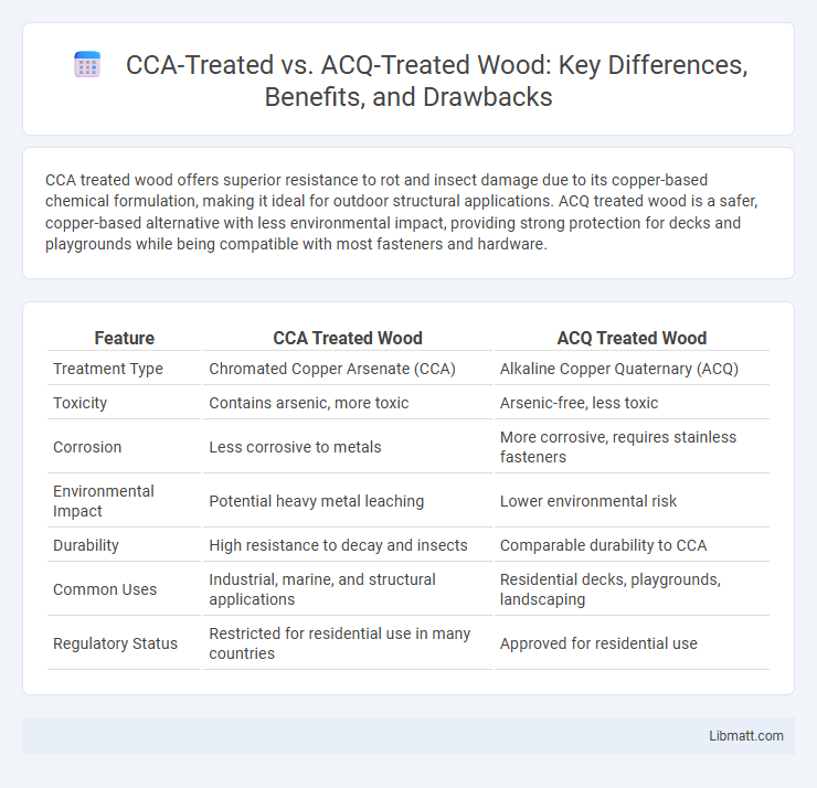 CCA-Treated vs. ACQ-Treated Wood: Key Differences, Benefits, and Drawbacks