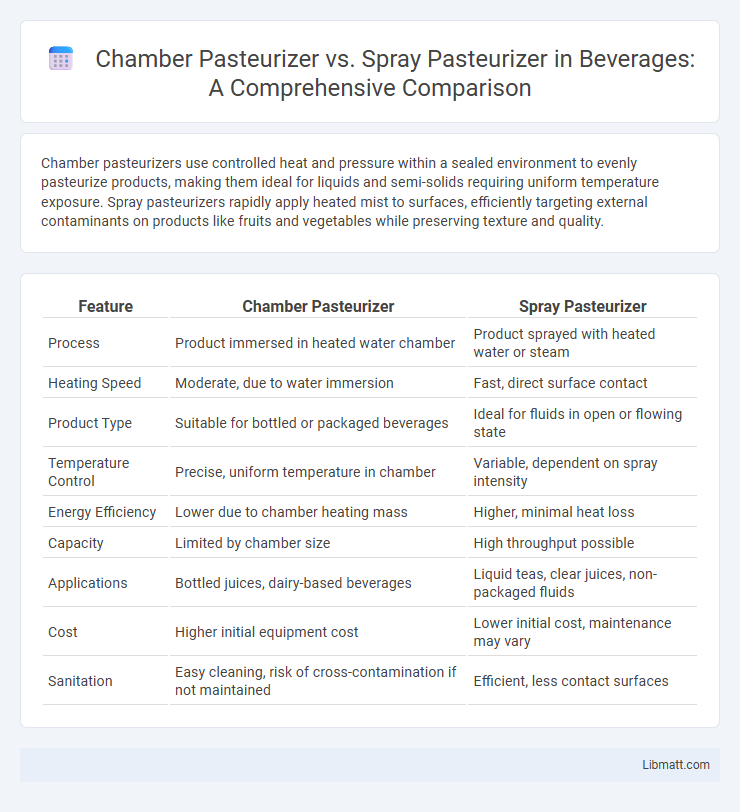 Chamber Pasteurizer vs. Spray Pasteurizer in Beverages: A Comprehensive Comparison