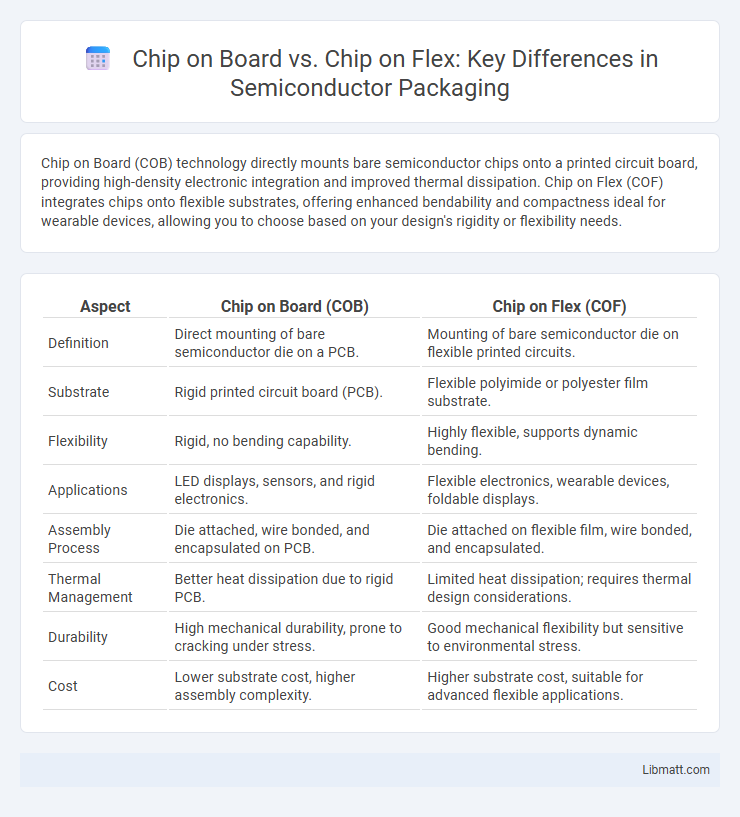 Chip on Board vs. Chip on Flex: Key Differences in Semiconductor Packaging