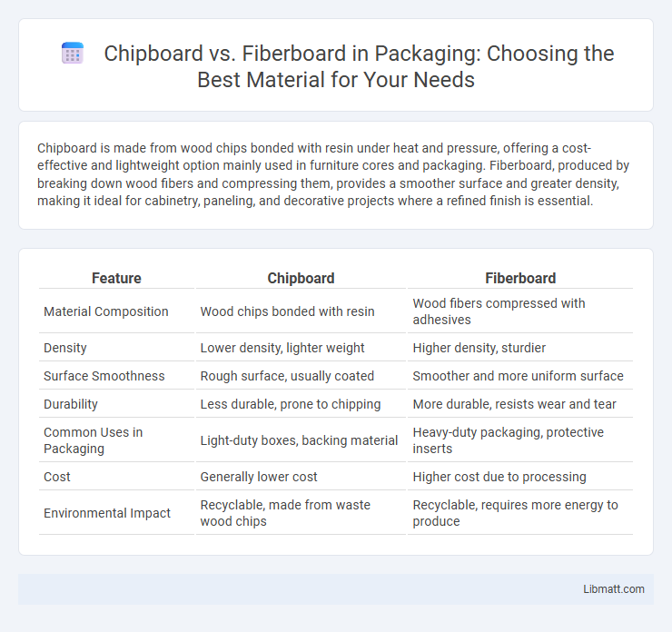 Chipboard vs. Fiberboard in Packaging: Choosing the Best Material for Your Needs