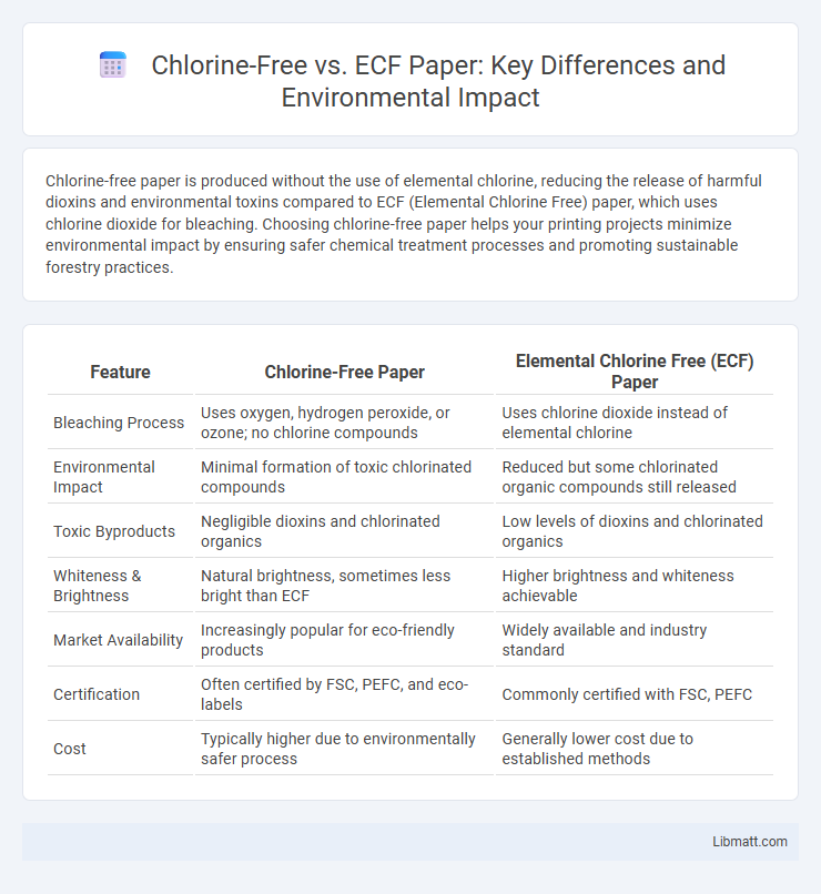 Chlorine-Free vs. ECF Paper: Key Differences and Environmental Impact