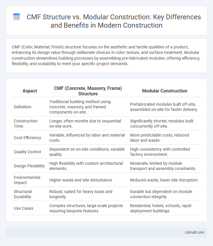 CMF Structure vs. Modular Construction: Key Differences and Benefits in Modern Construction