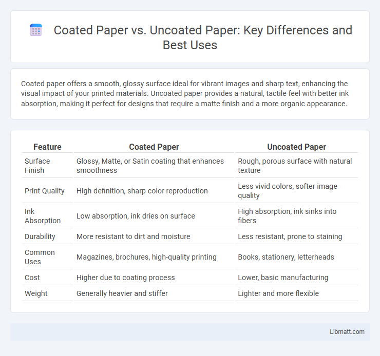 Coated Paper vs. Uncoated Paper: Key Differences and Best Uses