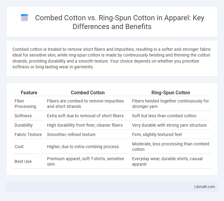 Combed Cotton vs. Ring-Spun Cotton in Apparel: Key Differences and Benefits