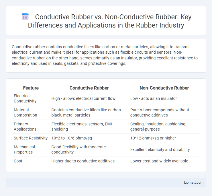 Conductive Rubber vs. Non-Conductive Rubber: Key Differences and Applications in the Rubber Industry