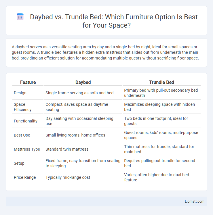 Daybed vs. Trundle Bed: Which Furniture Option Is Best for Your Space?
