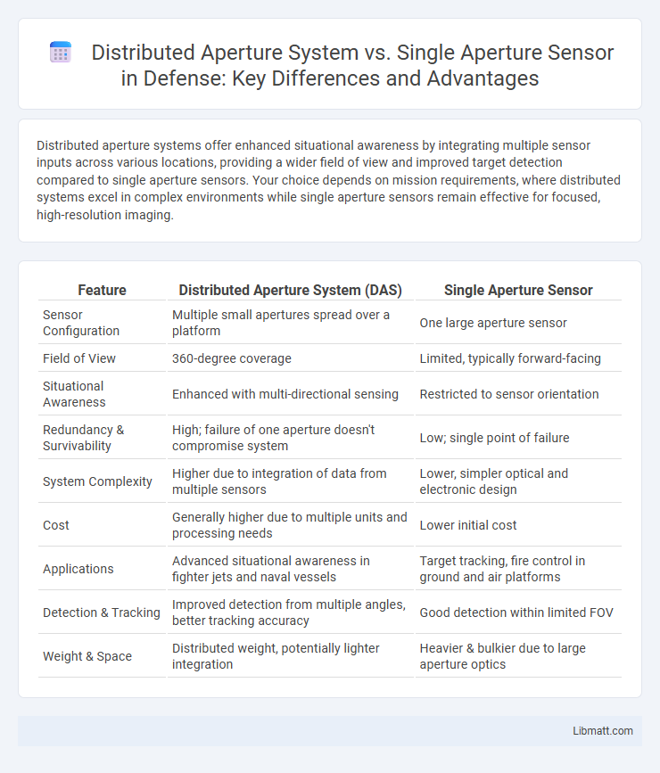 Distributed Aperture System vs. Single Aperture Sensor in Defense: Key Differences and Advantages