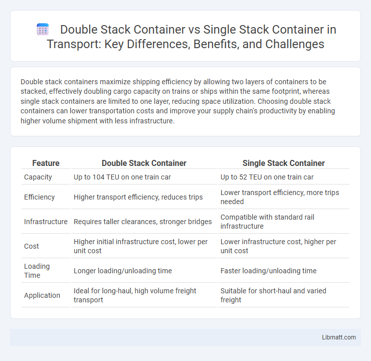 Double Stack Container vs Single Stack Container in Transport: Key Differences, Benefits, and Challenges