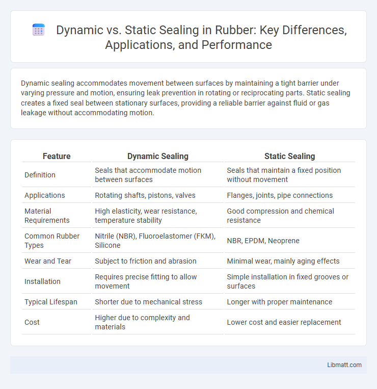 Dynamic vs. Static Sealing in Rubber: Key Differences, Applications, and Performance