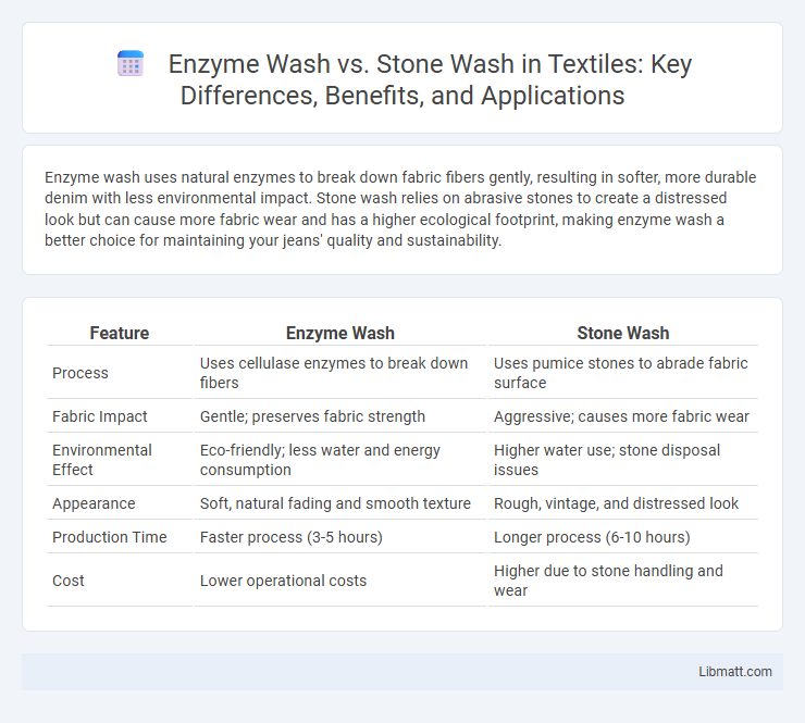 Enzyme Wash vs. Stone Wash in Textiles: Key Differences, Benefits, and Applications