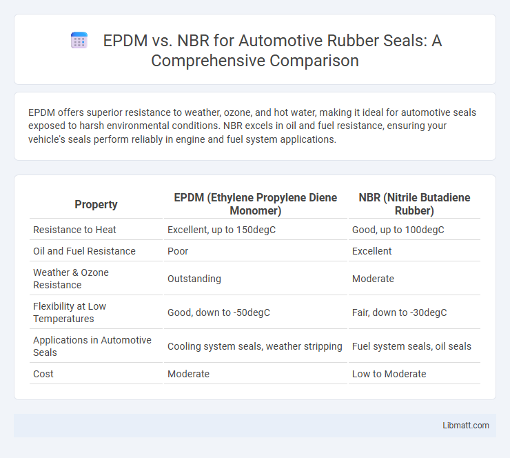EPDM vs. NBR for Automotive Rubber Seals: A Comprehensive Comparison
