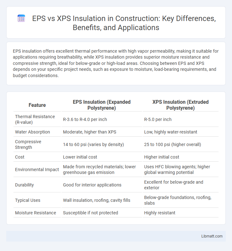 EPS vs XPS Insulation in Construction: Key Differences, Benefits, and Applications