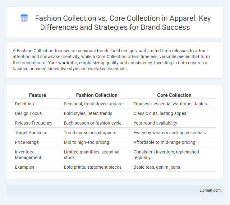 Fashion Collection vs. Core Collection in Apparel: Key Differences and Strategies for Brand Success