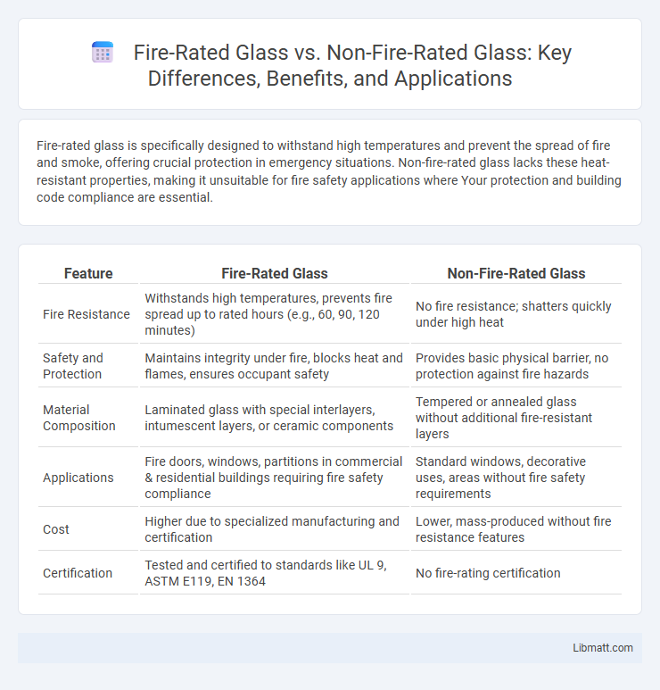 Fire-Rated Glass vs. Non-Fire-Rated Glass: Key Differences, Benefits, and Applications