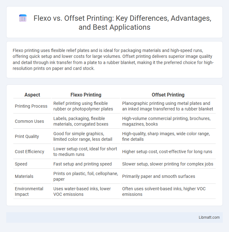 Flexo vs. Offset Printing: Key Differences, Advantages, and Best Applications