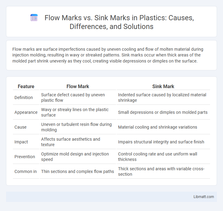 Flow Marks vs. Sink Marks in Plastics: Causes, Differences, and Solutions