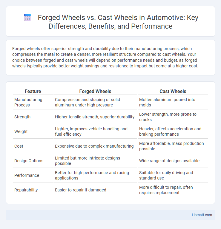Forged Wheels vs. Cast Wheels in Automotive: Key Differences, Benefits, and Performance