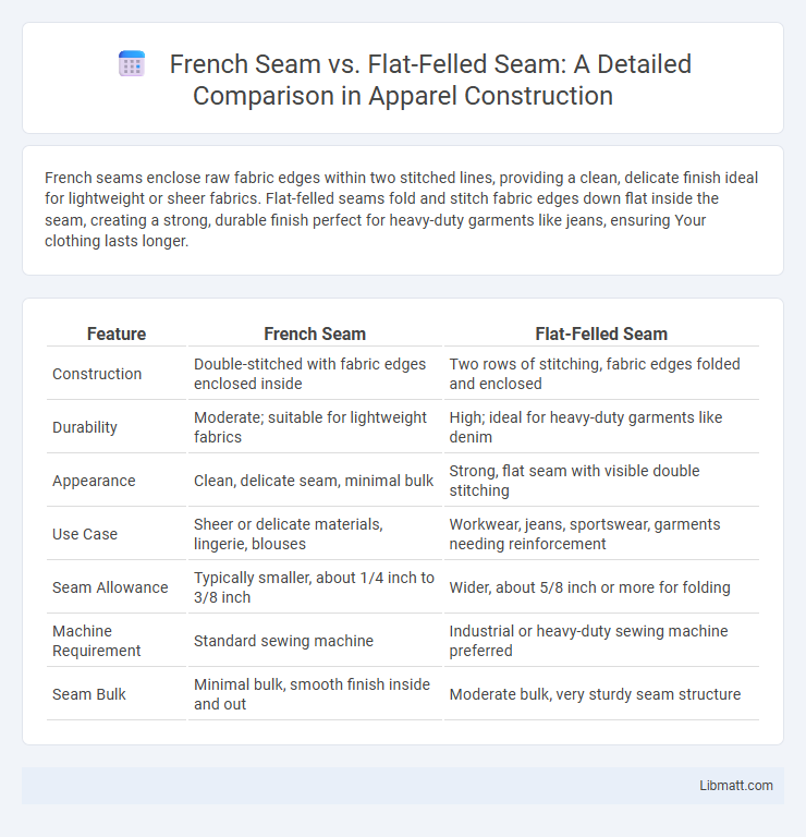 French Seam vs. Flat-Felled Seam: A Detailed Comparison in Apparel Construction