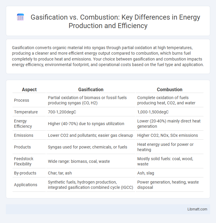 Gasification vs. Combustion: Key Differences in Energy Production and Efficiency