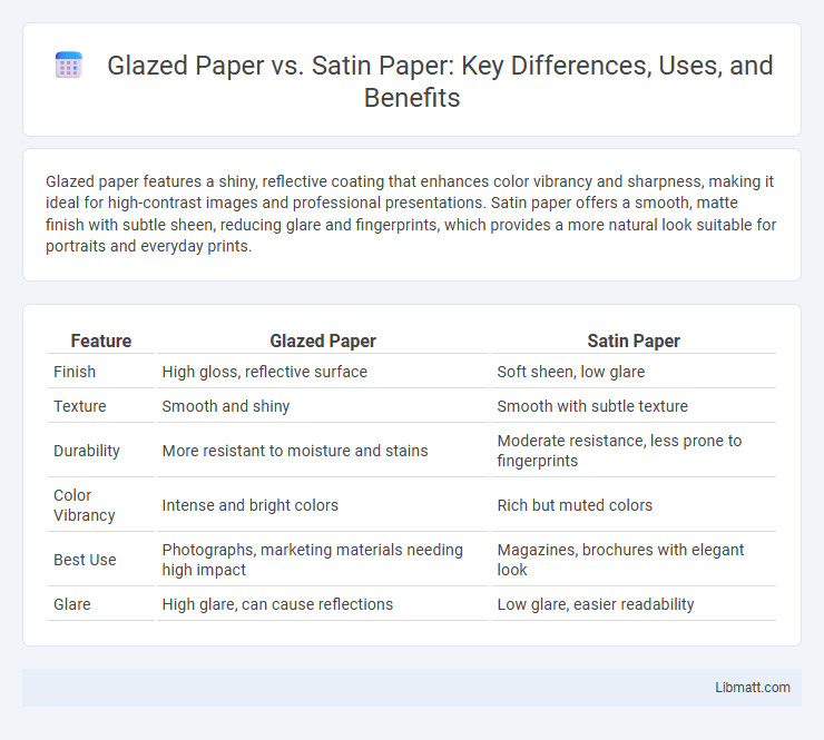 Glazed Paper vs. Satin Paper: Key Differences, Uses, and Benefits
