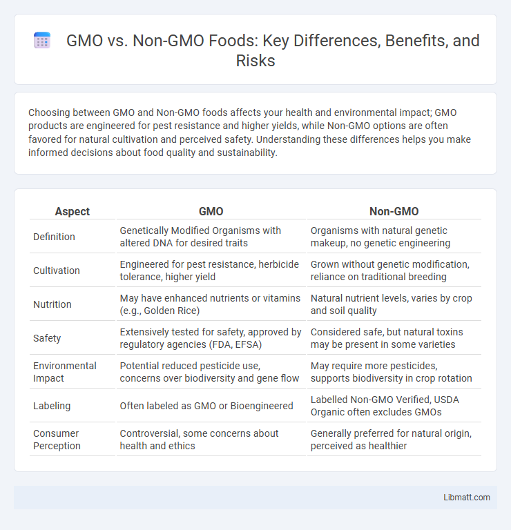 GMO vs. Non-GMO Foods: Key Differences, Benefits, and Risks
