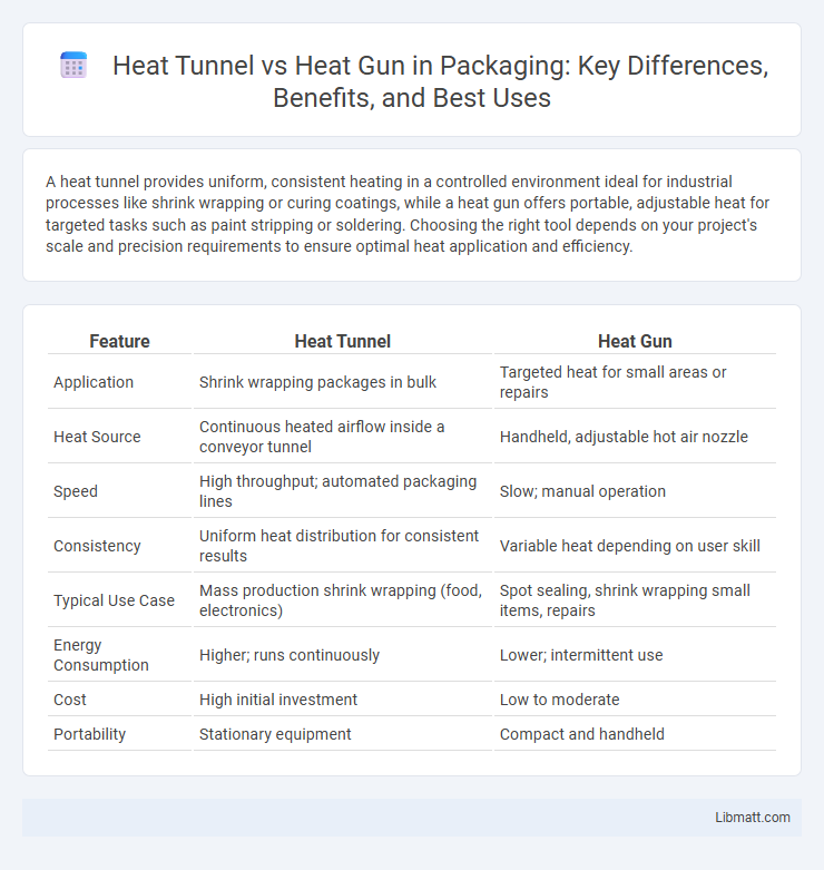 Heat Tunnel vs Heat Gun in Packaging: Key Differences, Benefits, and Best Uses