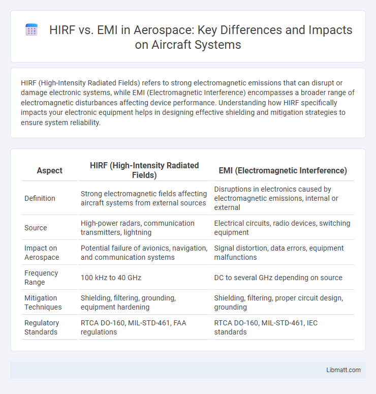 HIRF vs. EMI in Aerospace: Key Differences and Impacts on Aircraft Systems