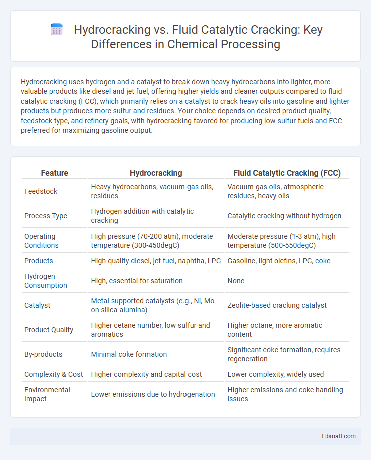 Hydrocracking vs. Fluid Catalytic Cracking: Key Differences in Chemical Processing