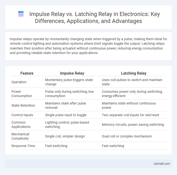 Impulse Relay vs. Latching Relay in Electronics: Key Differences, Applications, and Advantages