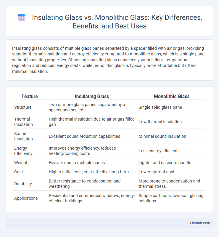 Insulating Glass vs. Monolithic Glass: Key Differences, Benefits, and Best Uses
