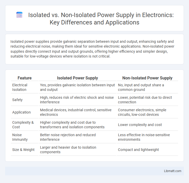 Isolated vs. Non-Isolated Power Supply in Electronics: Key Differences and Applications