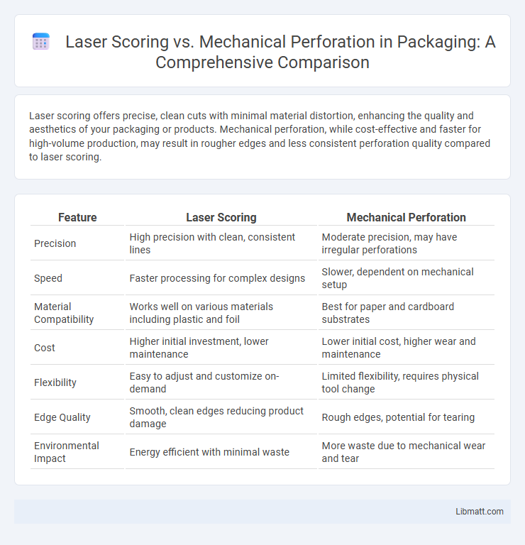 Laser Scoring vs. Mechanical Perforation in Packaging: A Comprehensive Comparison