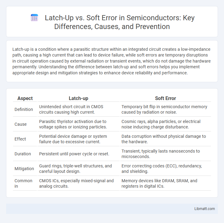 Latch-Up vs. Soft Error in Semiconductors: Key Differences, Causes, and Prevention