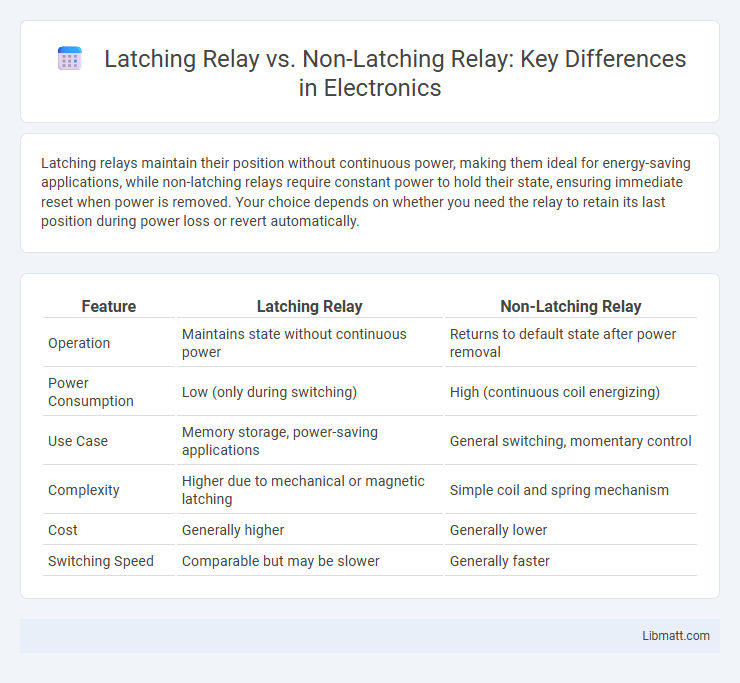 Latching Relay vs. Non-Latching Relay: Key Differences in Electronics