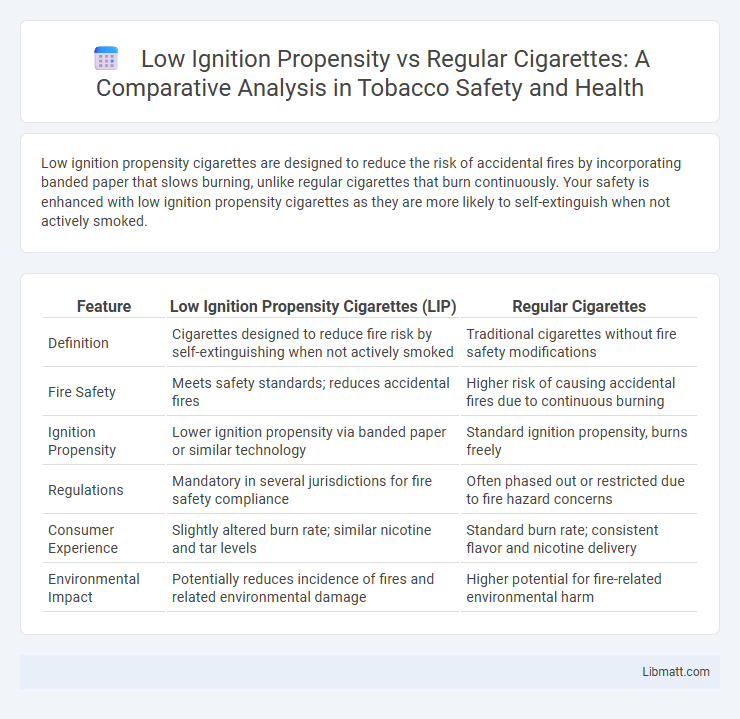 Low Ignition Propensity vs Regular Cigarettes: A Comparative Analysis in Tobacco Safety and Health