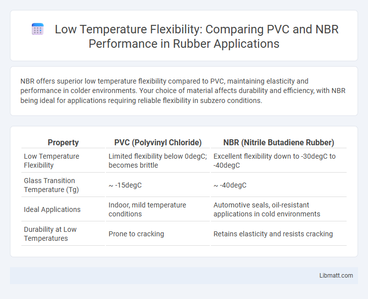 Low Temperature Flexibility: Comparing PVC and NBR Performance in Rubber Applications