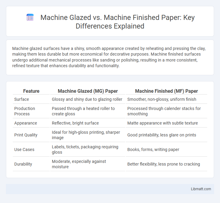 Machine Glazed vs. Machine Finished Paper: Key Differences Explained