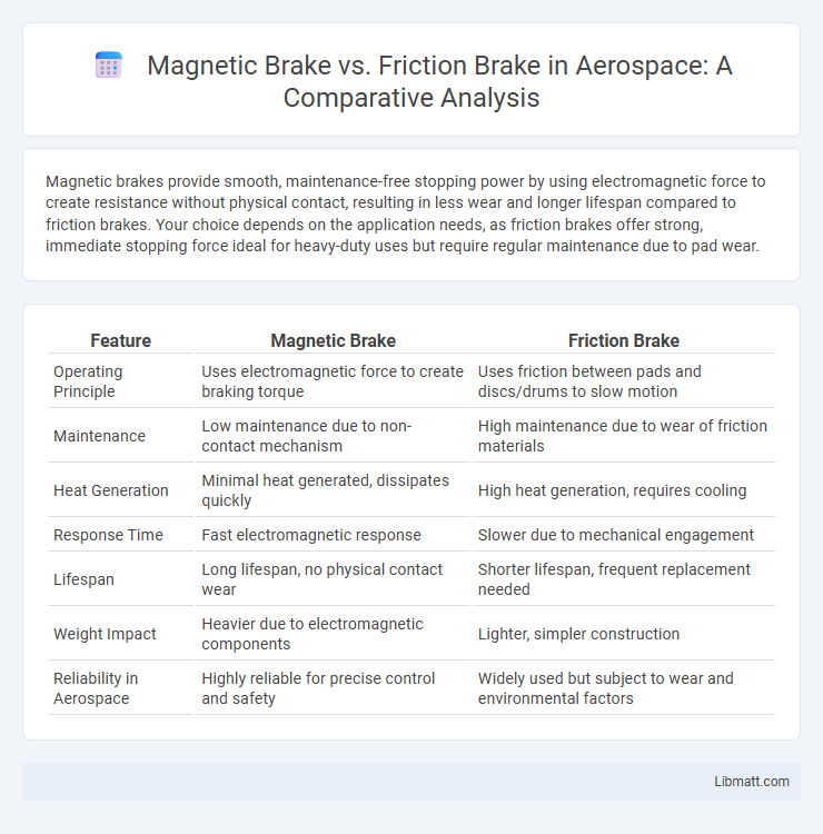 Magnetic Brake vs. Friction Brake in Aerospace: A Comparative Analysis