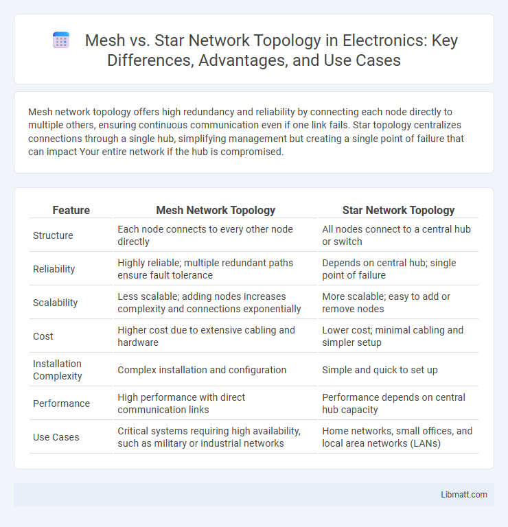 Mesh vs. Star Network Topology in Electronics: Key Differences, Advantages, and Use Cases