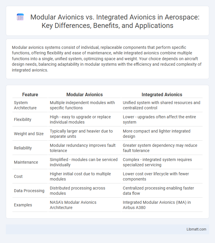 Modular Avionics vs. Integrated Avionics in Aerospace: Key Differences, Benefits, and Applications