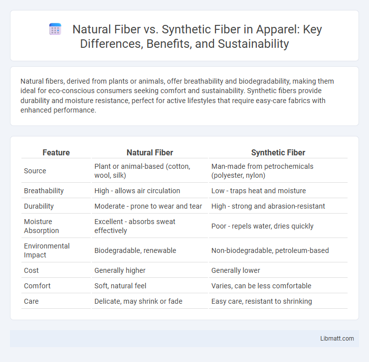 Natural Fiber vs. Synthetic Fiber in Apparel: Key Differences, Benefits, and Sustainability