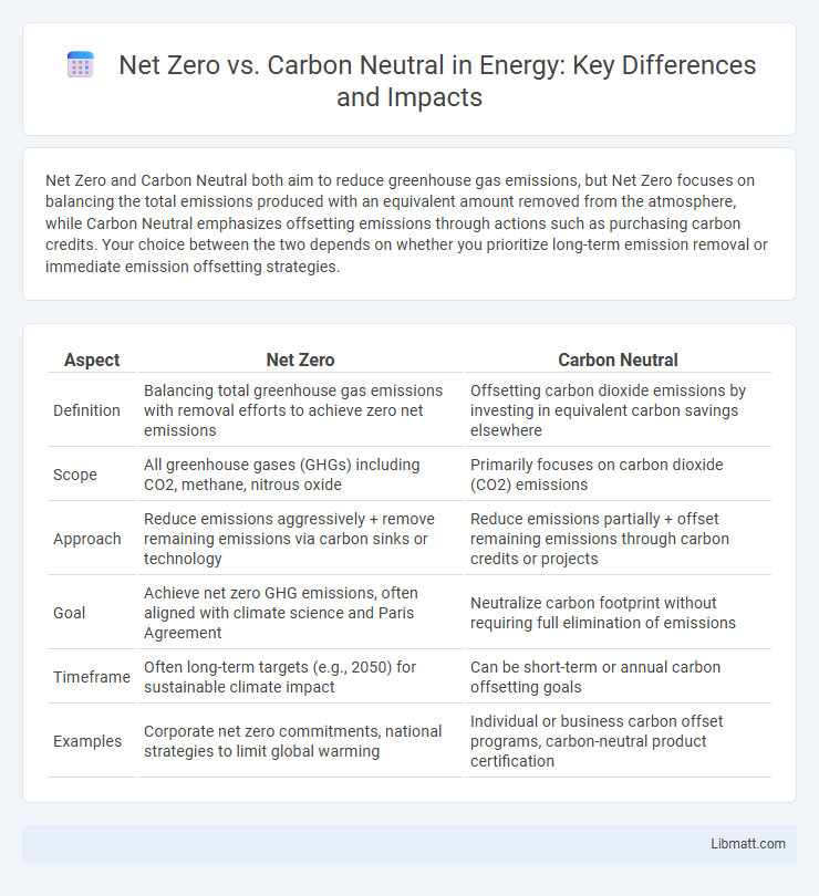 Net Zero vs. Carbon Neutral in Energy: Key Differences and Impacts