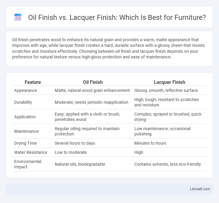 Oil Finish vs. Lacquer Finish: Which Is Best for Furniture?
