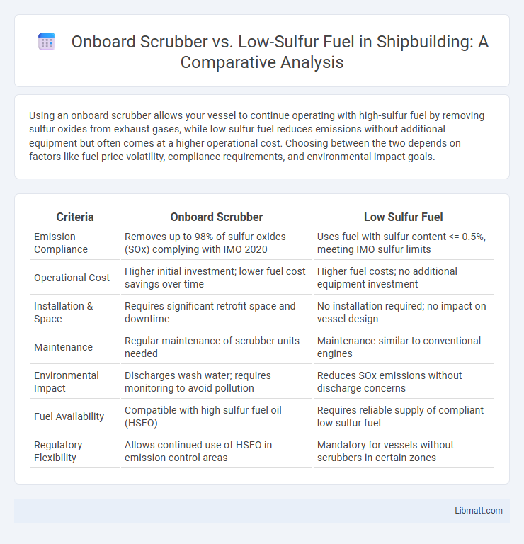 Onboard Scrubber vs. Low-Sulfur Fuel in Shipbuilding: A Comparative Analysis