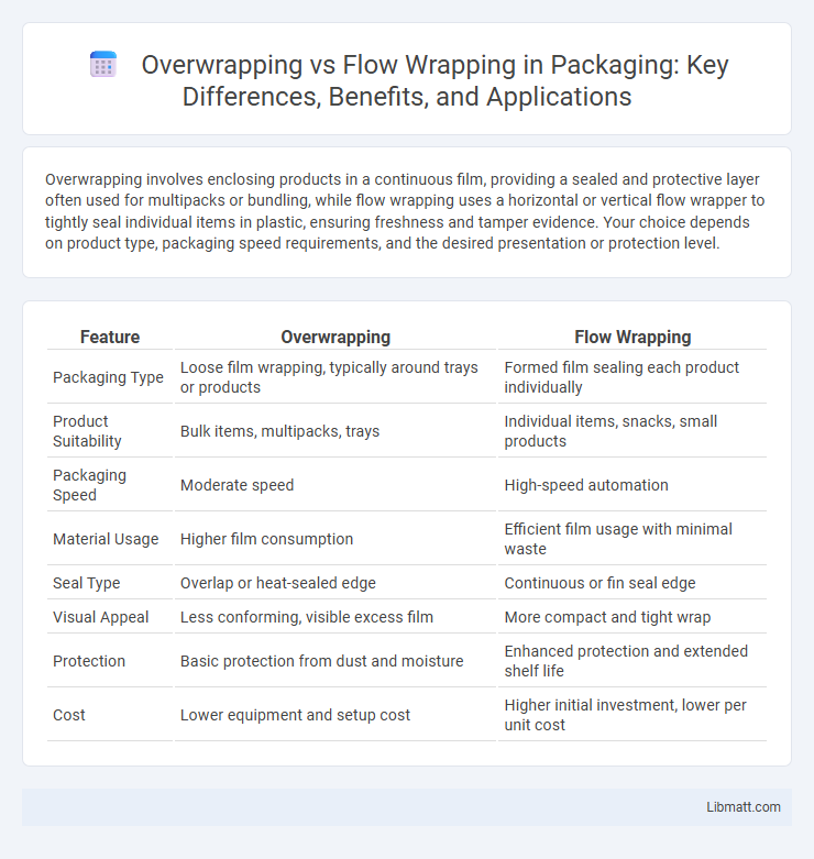 Overwrapping vs Flow Wrapping in Packaging: Key Differences, Benefits, and Applications