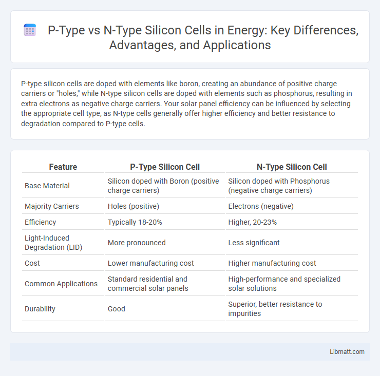 P-Type vs N-Type Silicon Cells in Energy: Key Differences, Advantages, and Applications