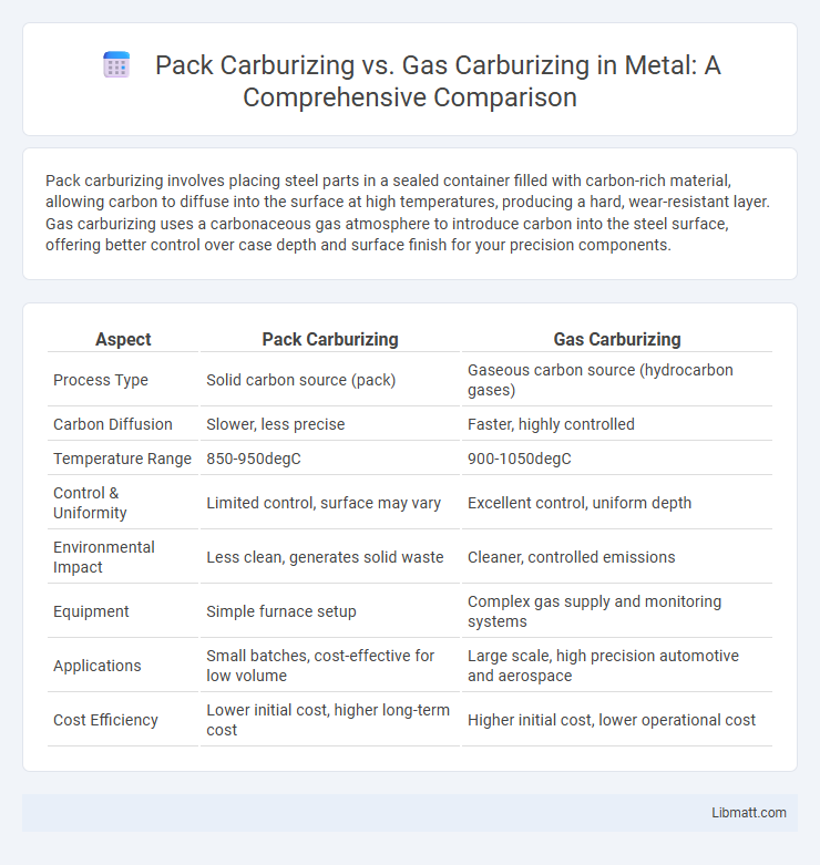 Pack Carburizing vs. Gas Carburizing in Metal: A Comprehensive Comparison