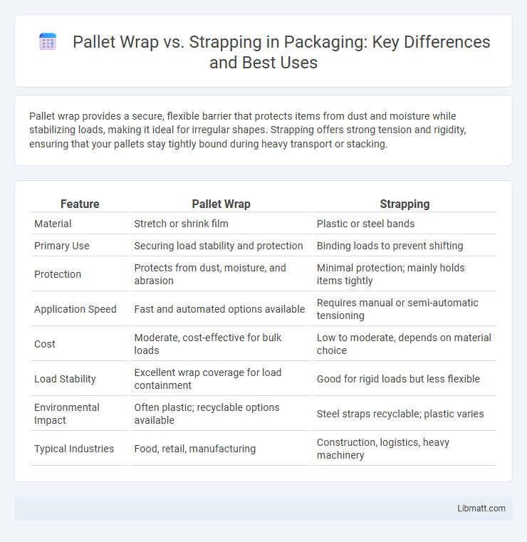 Pallet Wrap vs. Strapping in Packaging: Key Differences and Best Uses
