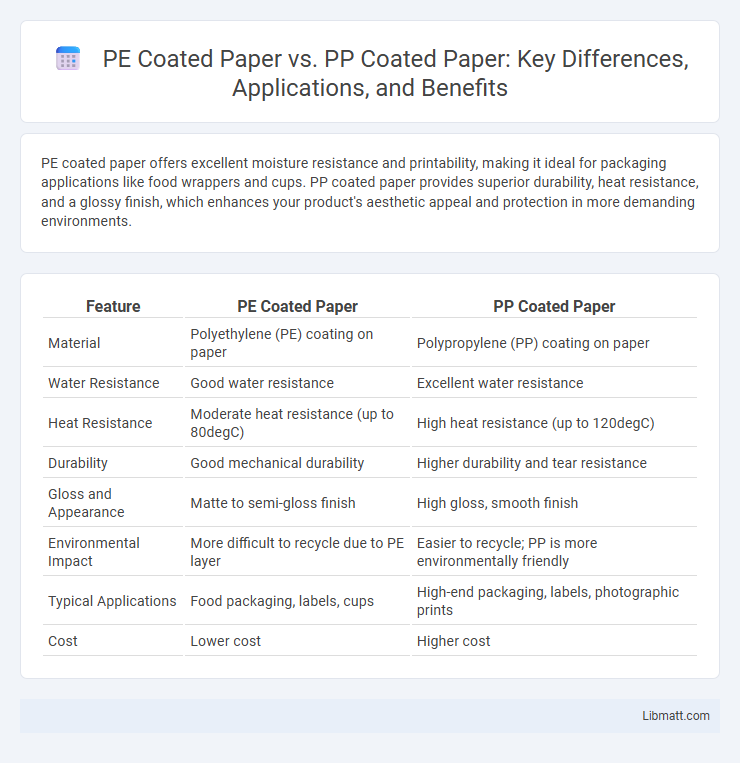 PE Coated Paper vs. PP Coated Paper: Key Differences, Applications, and Benefits