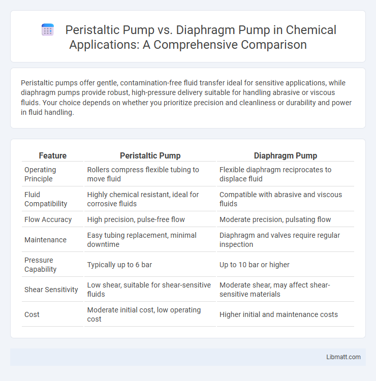 Peristaltic Pump vs. Diaphragm Pump in Chemical Applications: A Comprehensive Comparison